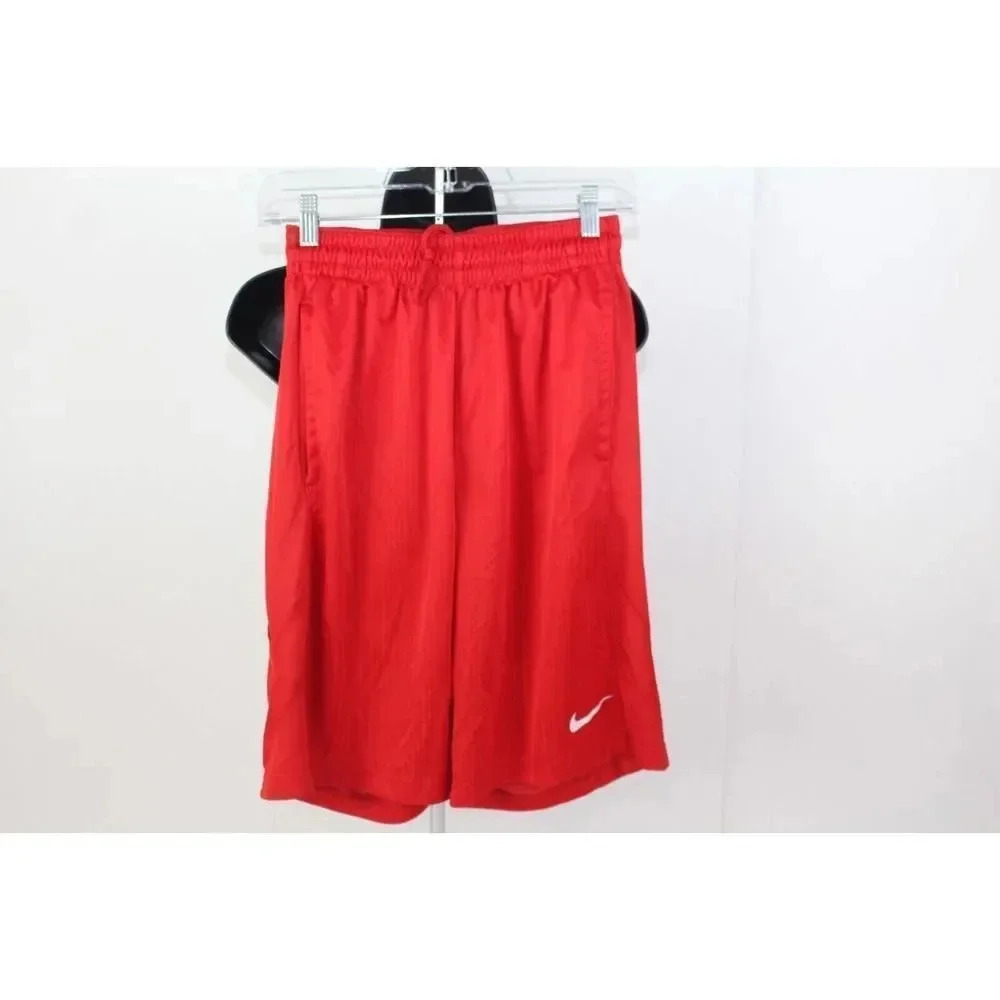 Nike Mens Red Size Small Basketball Athletic Dry Fit Shorts